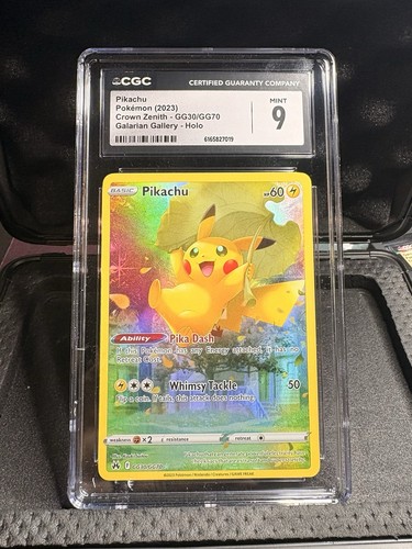Pikachu graded CGC 9 for sale on eBay