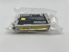 Genuine Epson T0484 Yellow Ink Cartridge OEM New Sealed