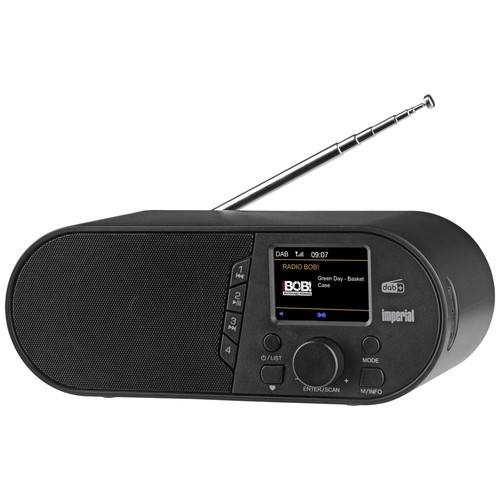 Imperial DABMAN d105 Tischradio DAB+, UKW, FM    Schwarz - Bild 2 von 6