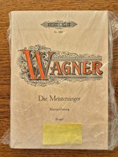 WAGNER Die Meistersinger von Nürnberg Klavierauszug (Peters, Kogel) Oper