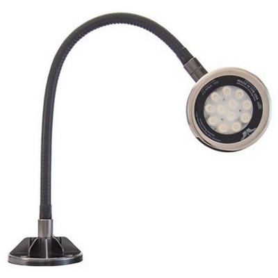 O.C. WHITE  Spot Light,Gooseneck,18 W,Black 801CK0