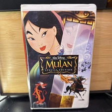 Disney Mulan VHS Special Edition 1998 Ming-Na Wen, Eddie Murphy Clam Shell