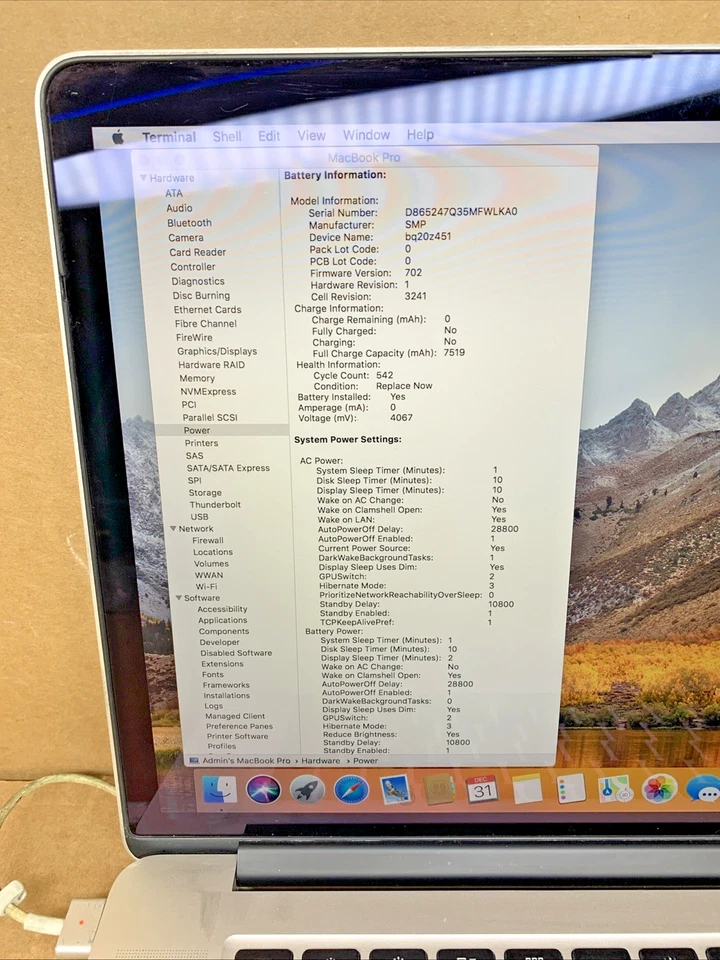 Apple Macbook Pro 15 Intel Core I7-4770U@2.3GHz 16GB 250GB HDD MacOS High Sierra - Image 2 of 4