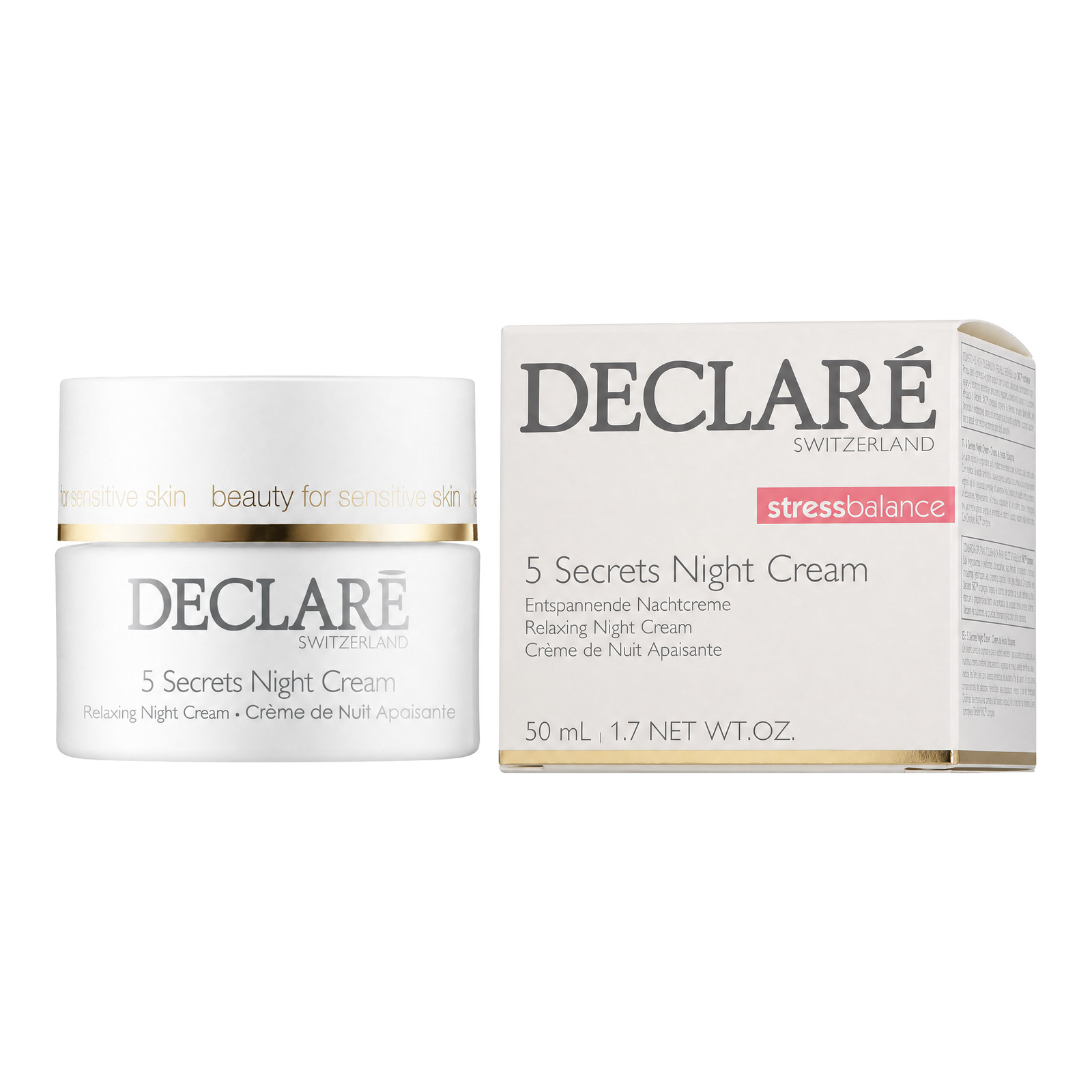 Declaré Stress Balance 5 Secrets crema notte 50 ml