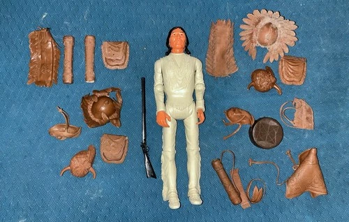 Marx Johnny West United Kingdom UK Chief Cherokee With Accessories