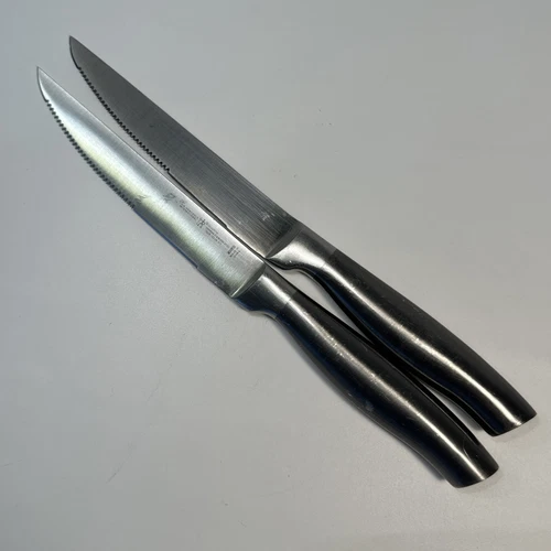 (2) J.A. HENCKELS GRAPHITE 17629-120 4.5" GERMAN STEEL FORGED BLADE STEAK KNIFE