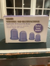 Silicone Cupping Therapy Set Professional Massage Cups for Cellulite Muscle Pain