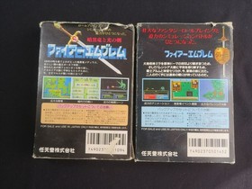Famicom Fire emblem Nintendo Japan FC game tested authentic cartridge 2 games JP