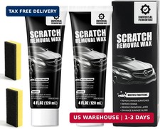 2Pcs Car Scratch Remover Wax, Universal Premium Polishing Compound for Deep Scra