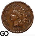 1904 Indian Head Cent Penny