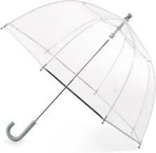 totes Kids Clear Bubble Umbrella with Dome Canopy, Lightweight Design