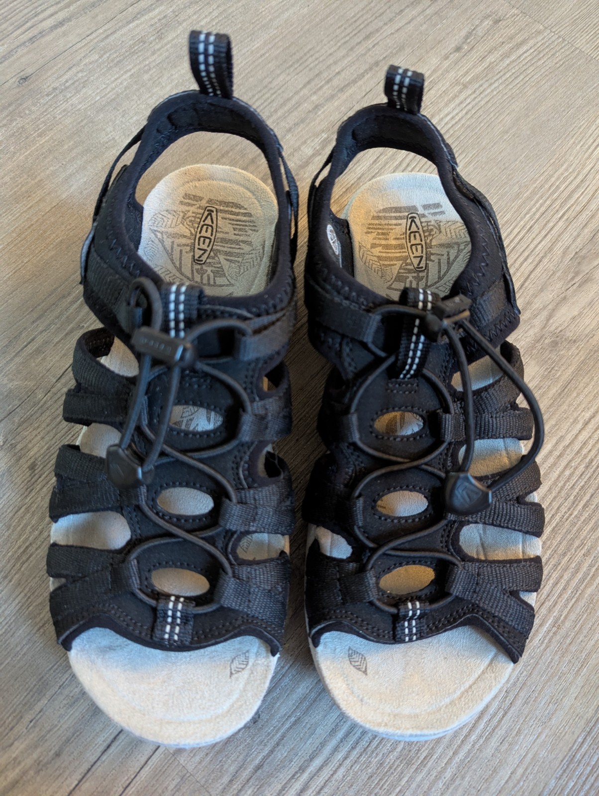 SCARPE DA TREKKING KEEN DONNA TAGLIA 7 5 US RETICOLO DAMAYA PIZZO ELASTICO PUNTA APERTA