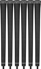 Golf Pride Tour Velvet 360 Black Standard Size Grip - Set of 6