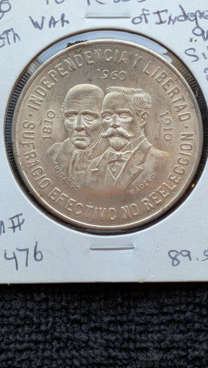 10 Pesos 1960 Silver Mexican Coins (1905-Now) for sale | eBay
