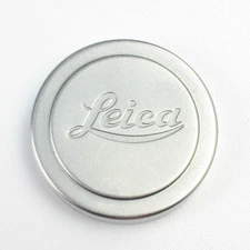 Leica - 42mm - Chrome Metal Push-On Front Lens Cap