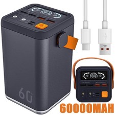 60000mAh Bank Power 45W Quick Charge Large Capacity Battery Mobile Bank Power
