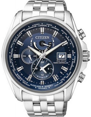 Citizen AT9030-55L Eco-Drive Radio Controlled Pilot Dual Timer Date Men's Watch