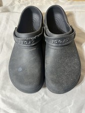 Crocs Black Clogs, Nurse Shoes, Chef Shoes, Size 13