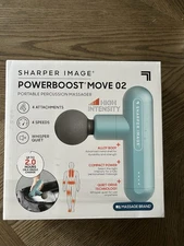 Sharper Image Powerboost Move 02 - Light Blue Brand New