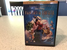Fantasia  Fantasia 2000  2 DVDs  Movie Collection Special Edition Excellent Cond