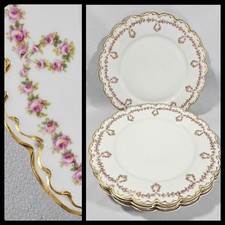 (4) Theodore Haviland Limoges France Schleiger 319 Dinner Plate **READ**