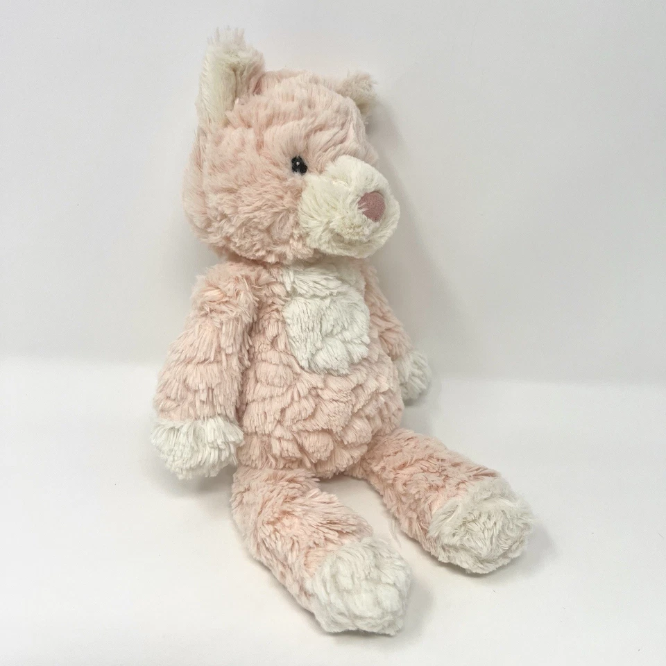 MARY MEYER Plush Cat Kitten Stuffed Toy Lovey 11” Light Pink White - Image 2 of 4