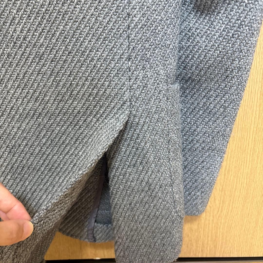 RING JACKET Gray Tailored 2-Button Blazer Jacket … - image 9