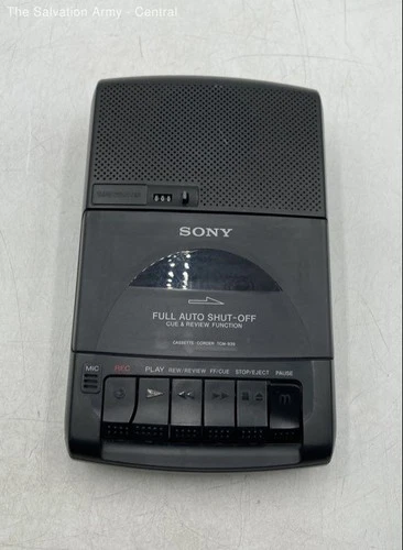 Sony TCM-929 Wireless Portable Handheld Personal Cassette Recorder And Player
