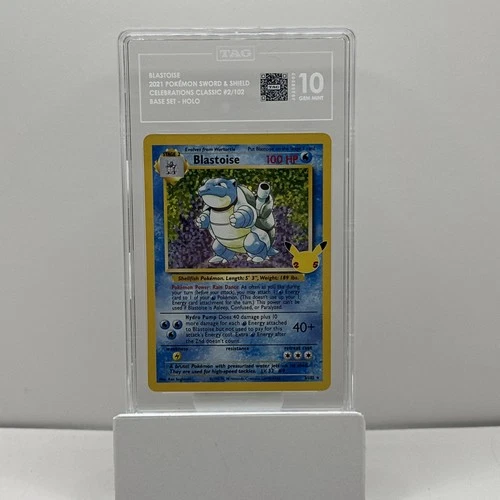 2021 Pokémon Celebrations Blastoise TAG 10 Classic Collection 2/102