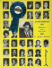 Delegate Magazine 1986 Dedicated to C. Melvin Patrick, African-American