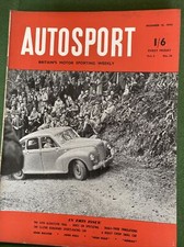 Autosport Magazine 12 December 1952 Gloucester Trial 1.5 Litre Borgward