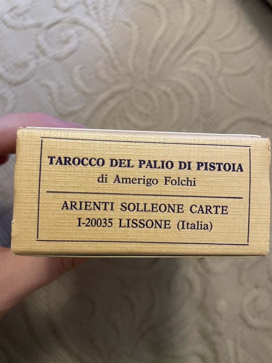 Tarocco Storico del Palio di Pistoia Tarot Deck OOP 1985