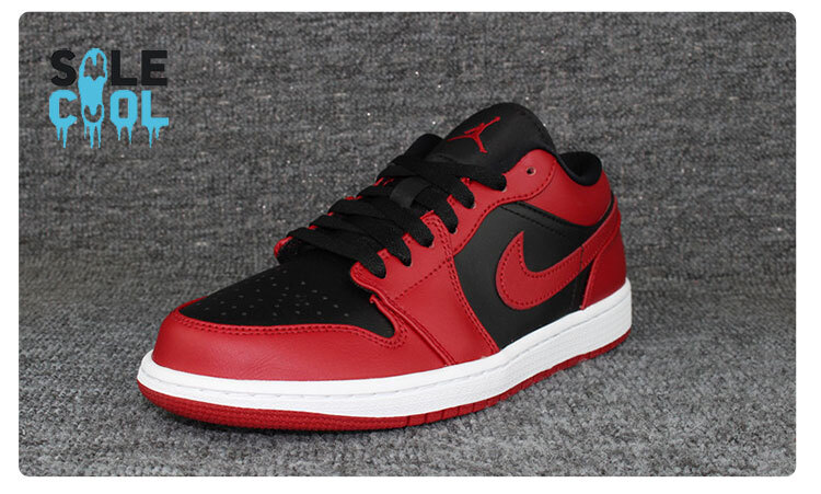Nike Air Jordan 1 AJ1 Retro Low Reverse Bred Red Black 553558-606