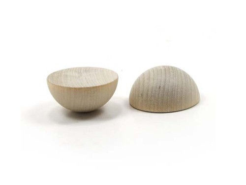 Split Ball - 1-1/2 x 3/4 inch unfinished wood (WW-CPB150) - 第 4/7 張圖片
