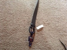 NWT Women's Chaps Attractive Blake Wide Leather Dress Belt Size Small