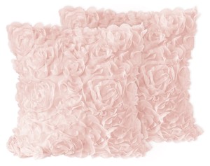 rose color pillows