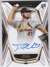 2019 TOPPS FIVE STAR DAKOTA HUDSON AUTO AUTOGRAPH RC ROOKIE CARD #FSA-DH