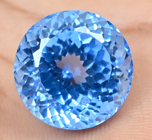 Saphir Naturel Orange-Rouge 18.00 Carats – Pierre Précieuse Ronde Certifiée AGL, Chauffée, Sri Lanka