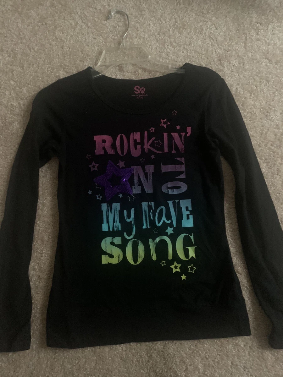 kohls black long sleeve shirt