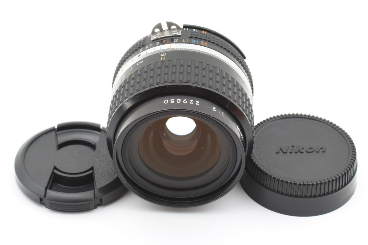 Near MINT Nikon Ai-s Nikkor 24mm f2 AIS Wide Angle MF Lens From