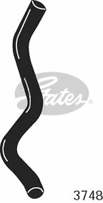 Gates Lower Radiator Hose Fits VW Golf (1991-1998) 1.4 1.6 1H0121051D - Image 2 of 4