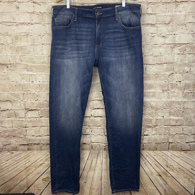 Mavi Jeans Zach Straight Leg Mens Dark Wash Denim Jeans Sz  40 X 34