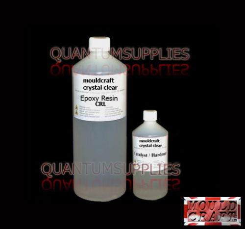 MOULDCRAFT 500g CLR CRYSTAL CLEAR Epoxy Resin Fast Laminating Coating - 第 1/1 張圖片