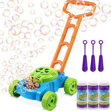 Bubble Lawn Mower for Toddlers   Outdoor Bubble Blower, Ages 1-3, Push Toy