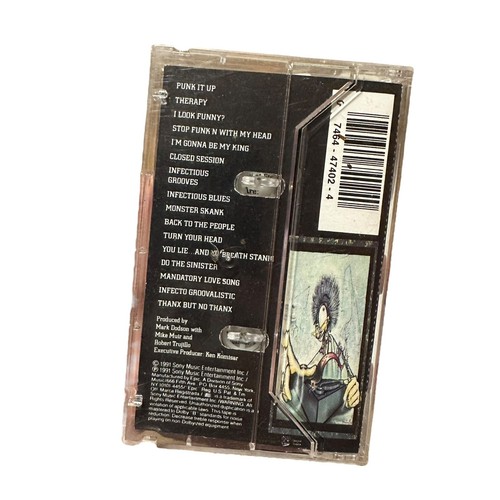 Infectious Grooves The Plague That Makes Your Booty Move Cassette Tape 1991 Epic - Imagen 2 de 4