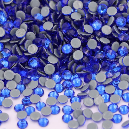 Clear Hotfix Rhinestones Glass Strass Iron On Hot fix Crystal For Fabric Garment - Picture 19 of 34
