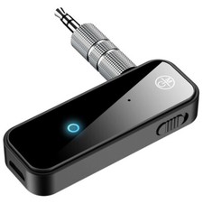 2in Wireless Bluetooth 5.0 Transmitter Receiver Audio Adapter 3.5mm Aux For Car