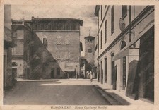 1941 VILLANOVA D’ASTI Piazza Guglielmo Martini Marconi Postcard