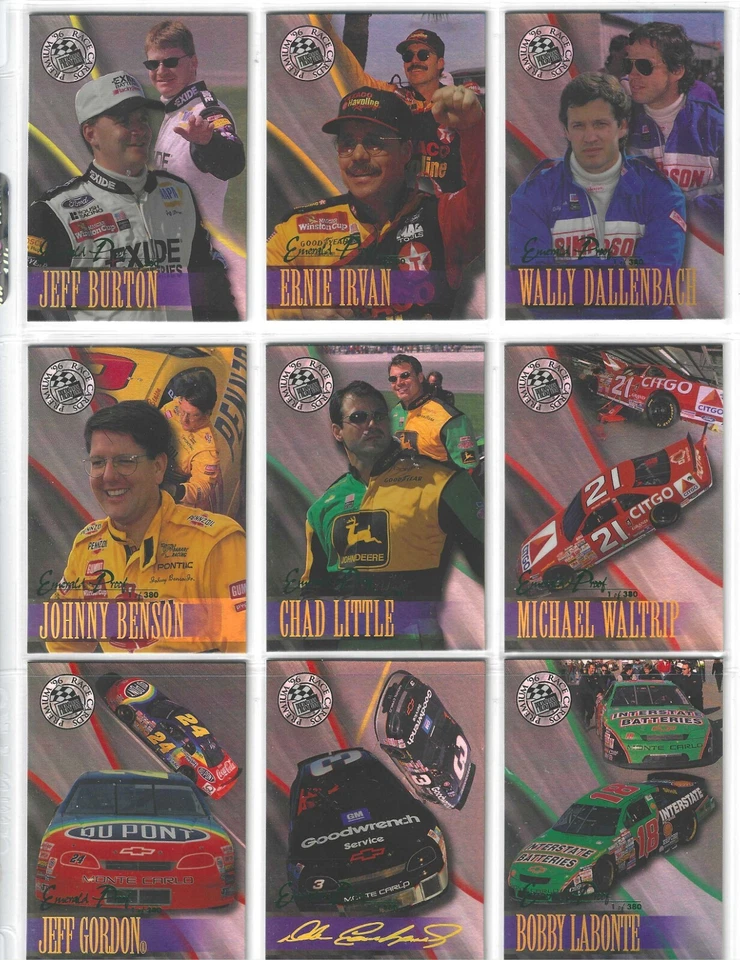 *1996 Premium EMERALD PROOF PARALLEL-# 13 Dale Jarrett-#087/380-1 CARD ONLY!* - Image 2 of 4