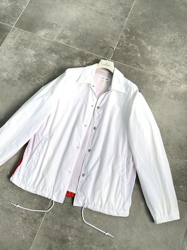 RARE Men's COMME DES GARCONS Homme Coach Nylon Bomber Coat Jacket Size M EU 48 - Picture 4 of 24